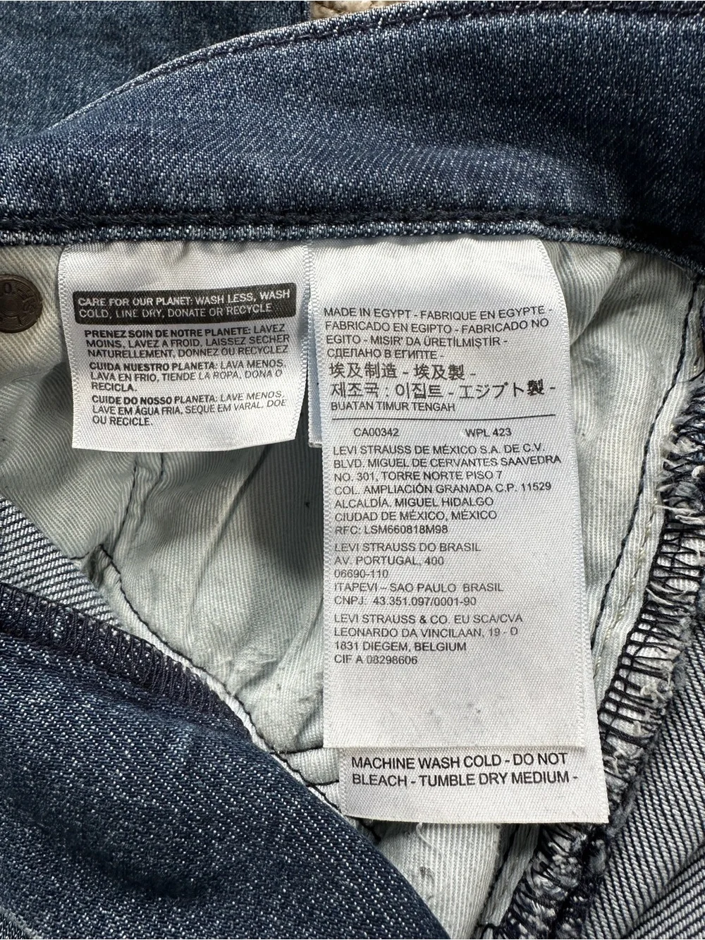 Levi's 510 Men's Dark Blue Slim Straight Jeans 32x32